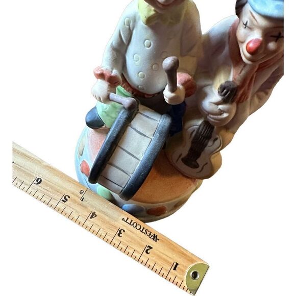 Vintage 1970s ALBERT E PRICE Porcelain Clown Music Box Send in the Clowns Works - Picture 8 of 9